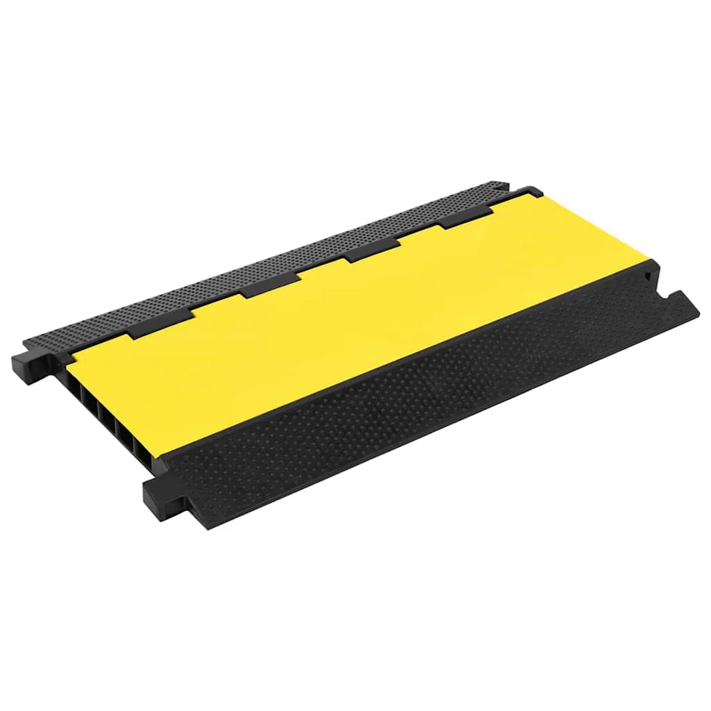 vidaxl rampa za zaštitu kabela s 5 kanala 90 cm gumena - slika 1