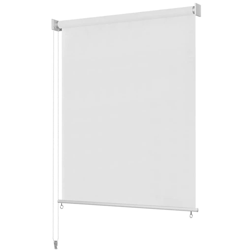 vidaXL Vanjska rolo zavjesa 165 (Š) x 140 (V) cm Bijela - Venlo