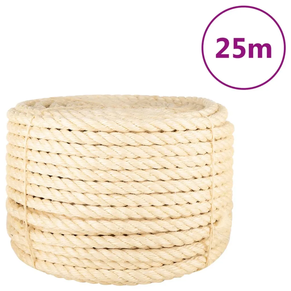 vidaxl uže od 100 % sisala 20 mm 25 m - slika 1