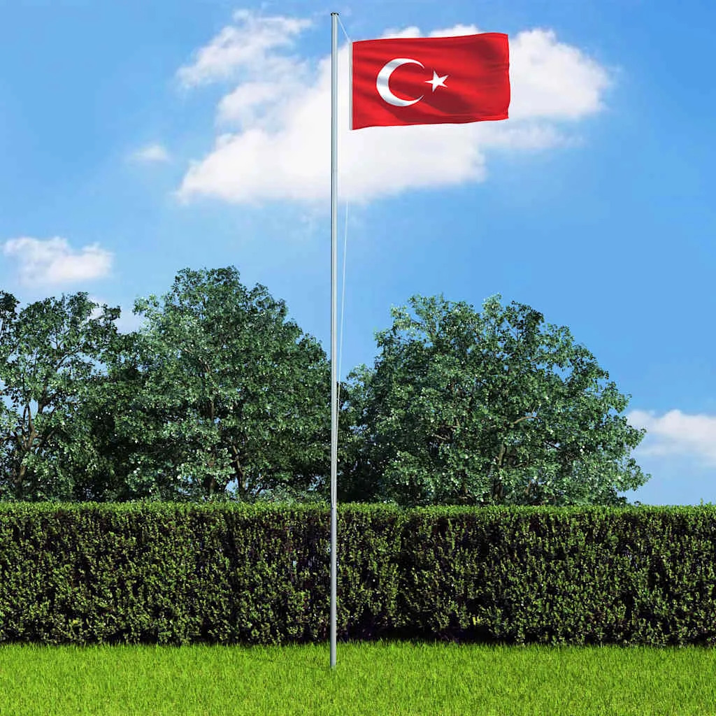 vidaXL Turska zastava 90 x 150 cm - Venlo