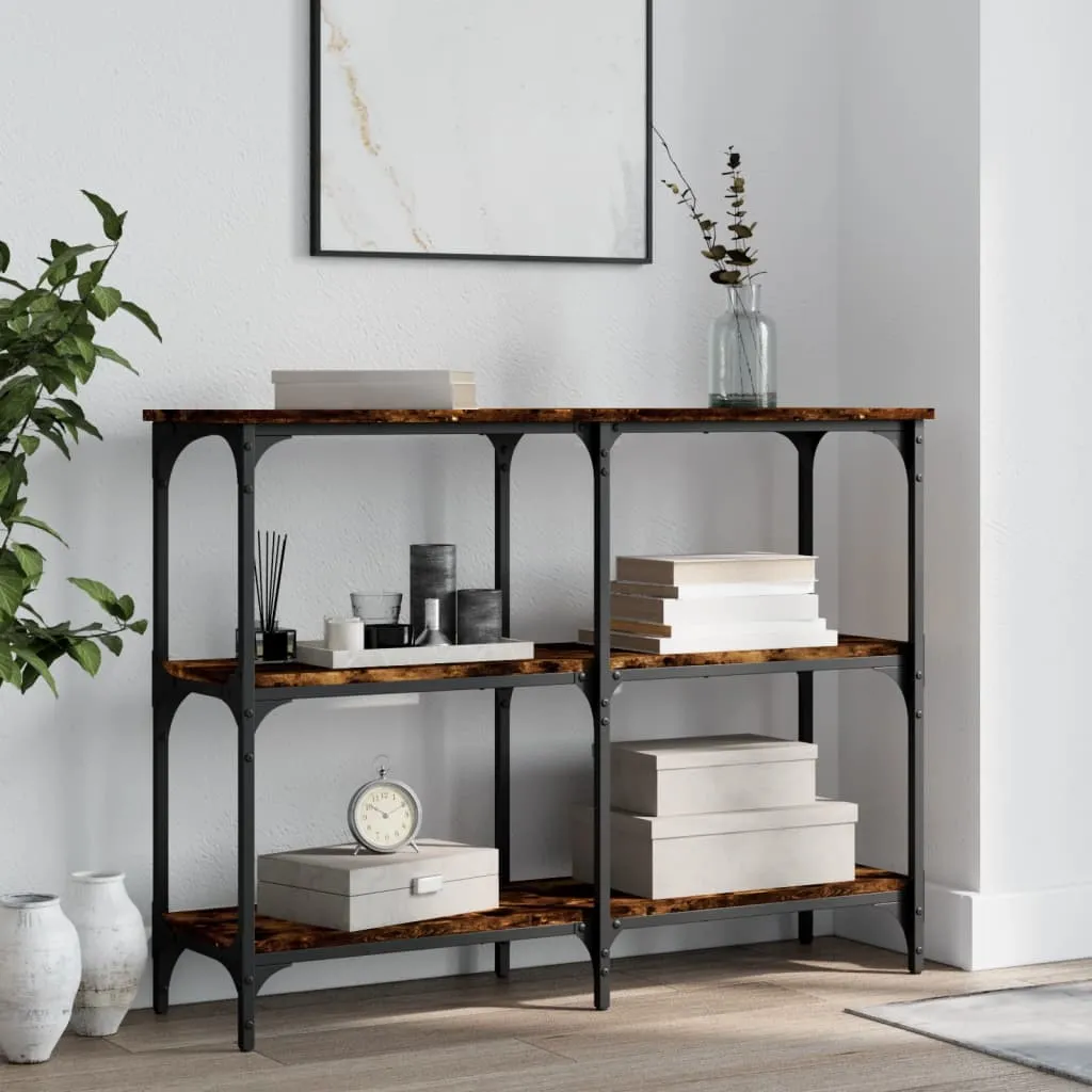 vidaXL Konzolni stol boja hrasta 100x29x75 cm od konstruiranog drva - Venlo