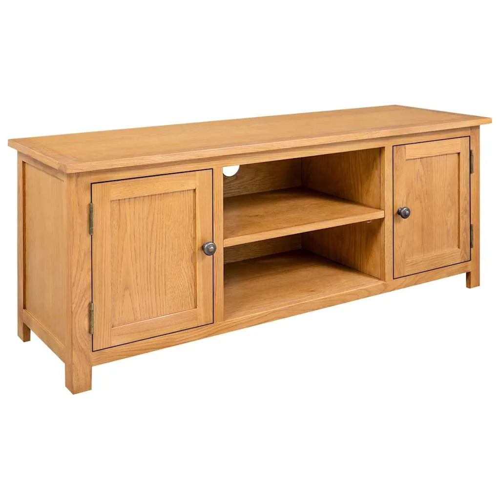 vidaXL TV ormarić 110 x 35 x 44 cm od masivne hrastovine - Venlo