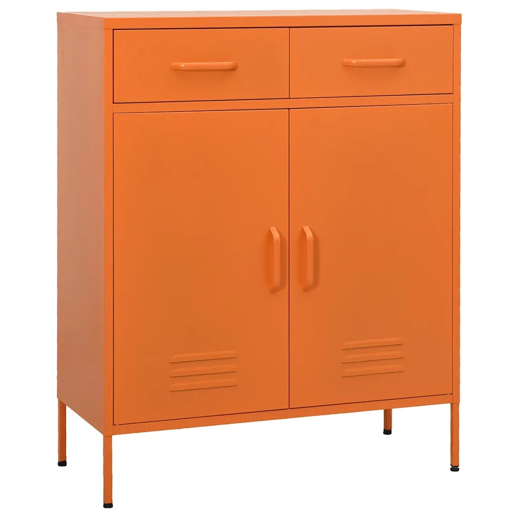 vidaXL Ormarić za pohranu narančasti 80 x 35 x 101,5 cm čelični - Venlo