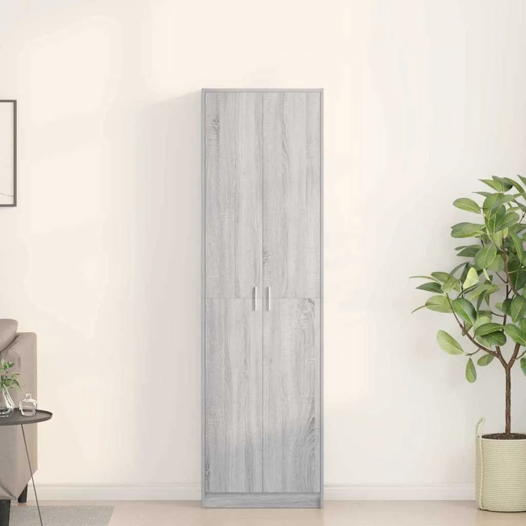 vidaXL Ormarić Siva Sonoma 55 x 25 x 189 cm Konstruirano drvo - Venlo