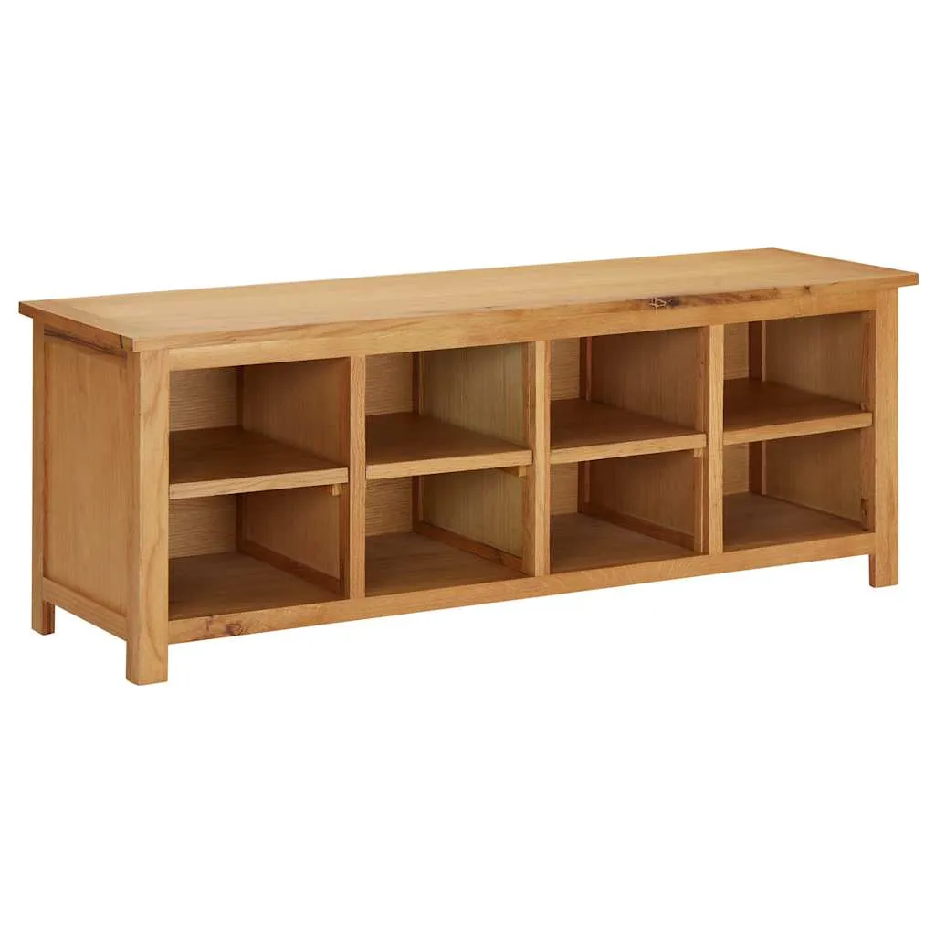 vidaXL Stalak za cipele 114 x 37 x 45 cm od masivne hrastovine - Venlo