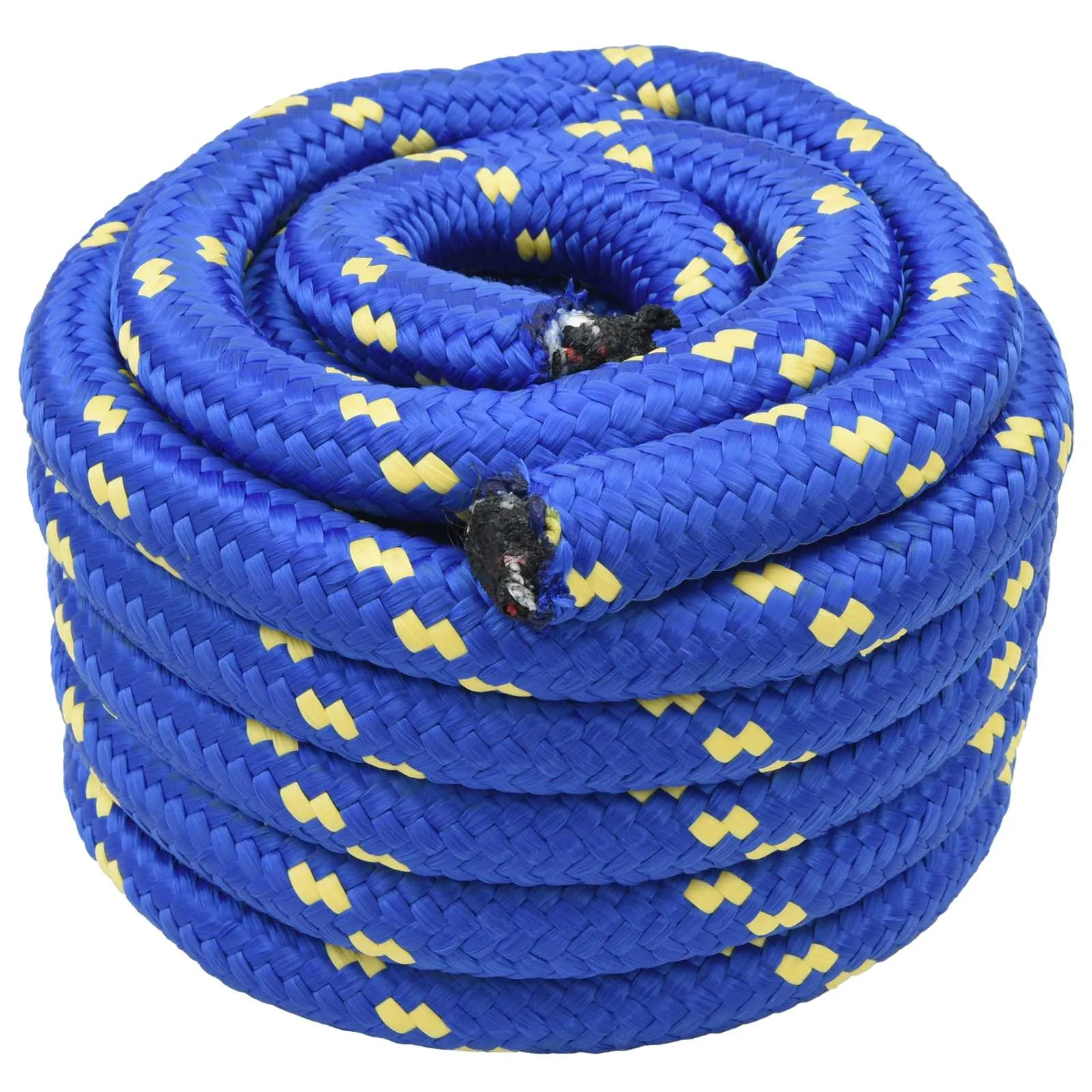 vidaxl konopac za čamce 3 mm 5 m plava pp - slika 1