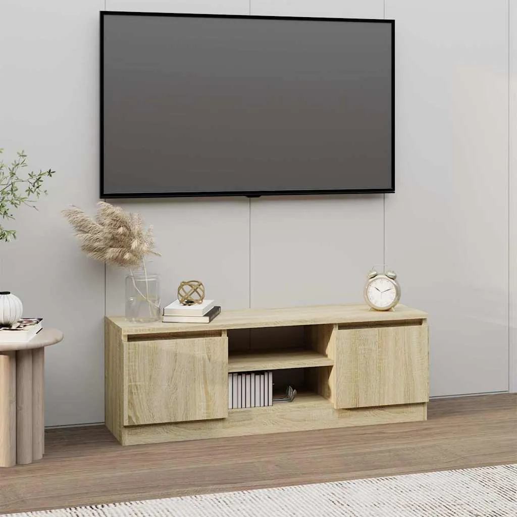 vidaXL TV ormarić s vratima boja hrasta sonome 102 x 30 x 36 cm - Venlo