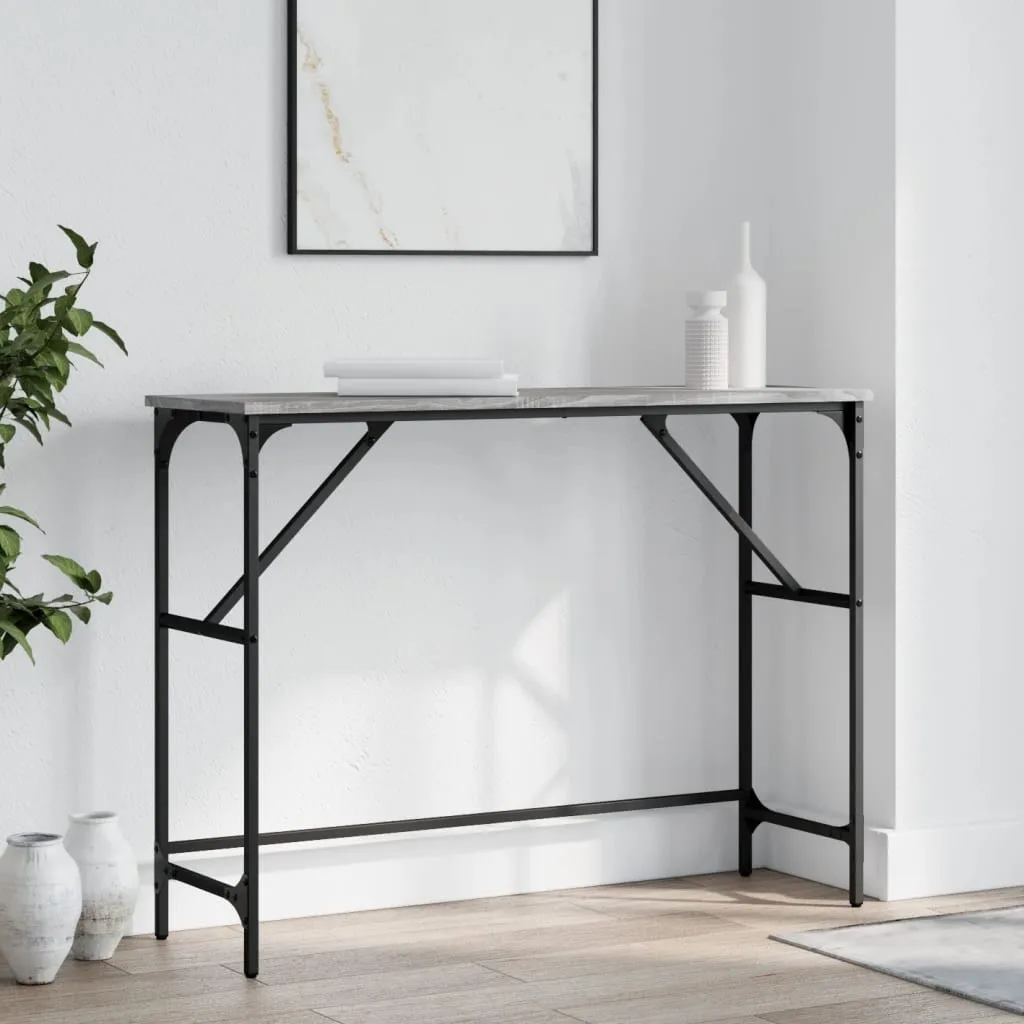 vidaXL Konzolni stol boja hrasta sonome 100x32x75 cm konstruirano drvo - Venlo