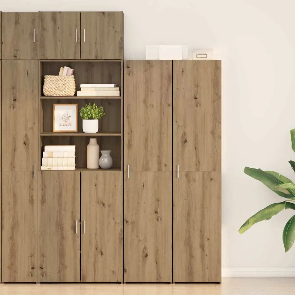 vidaXL Highboard Umjetnički hrast 40 x 42,5 x 185 cm - Venlo