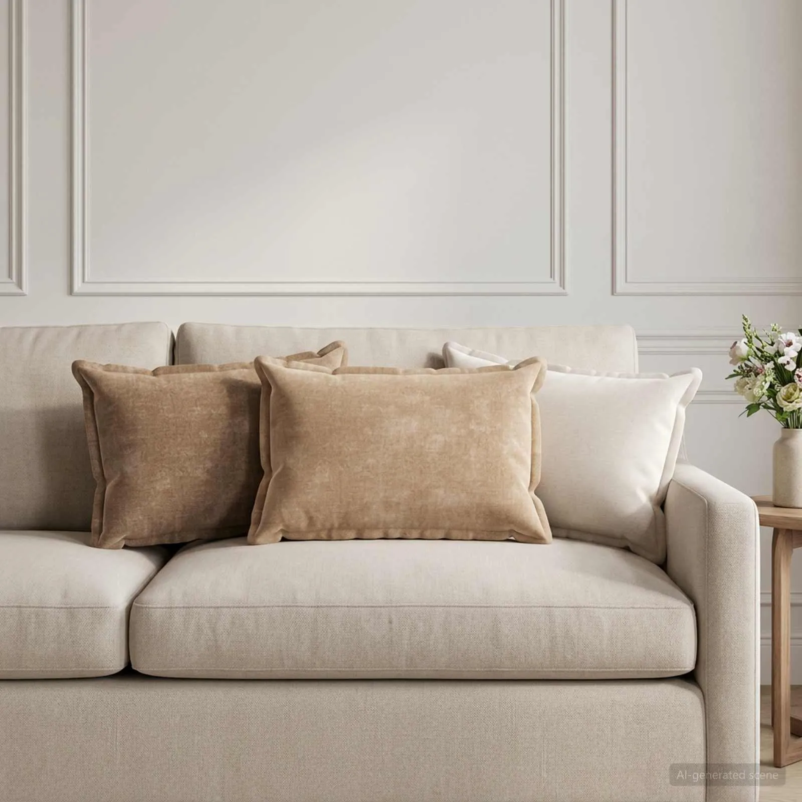 vidaxl presvlaka za jastuk 6 kom. houten smeđa 40 x 60 cm - slika 1