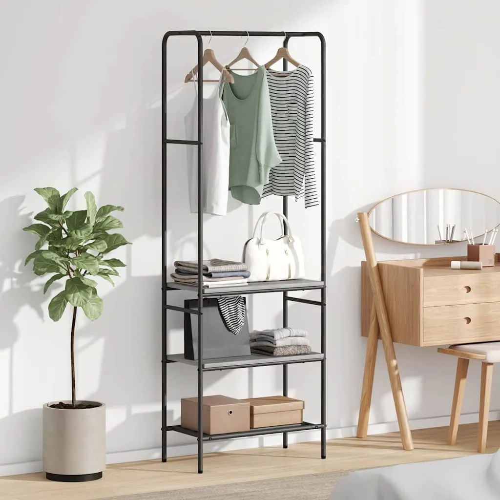 vidaXL Stalak za odjeću Sivi hrast sonoma 60 x 30 x 171 cm - Venlo
