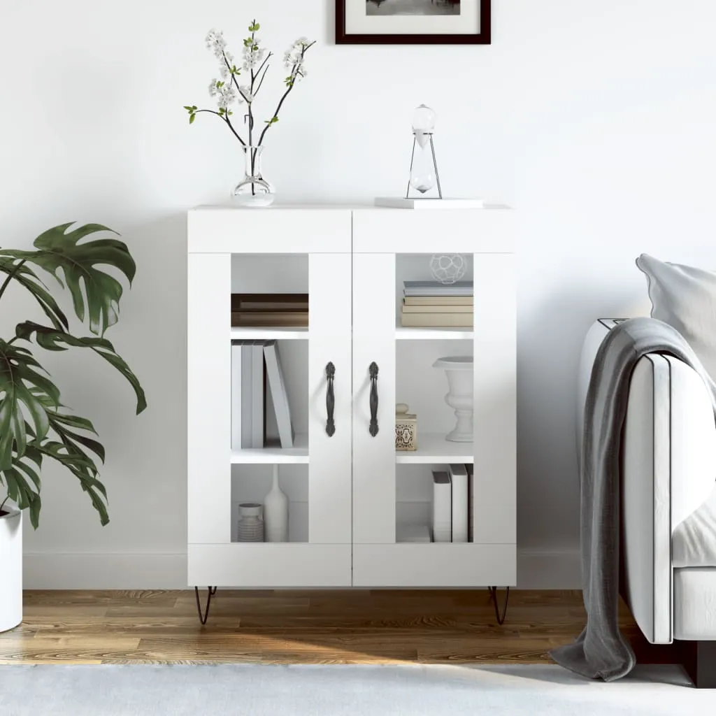 vidaXL Komoda bijela 69,5x34x90 cm od konstruiranog drva - Venlo