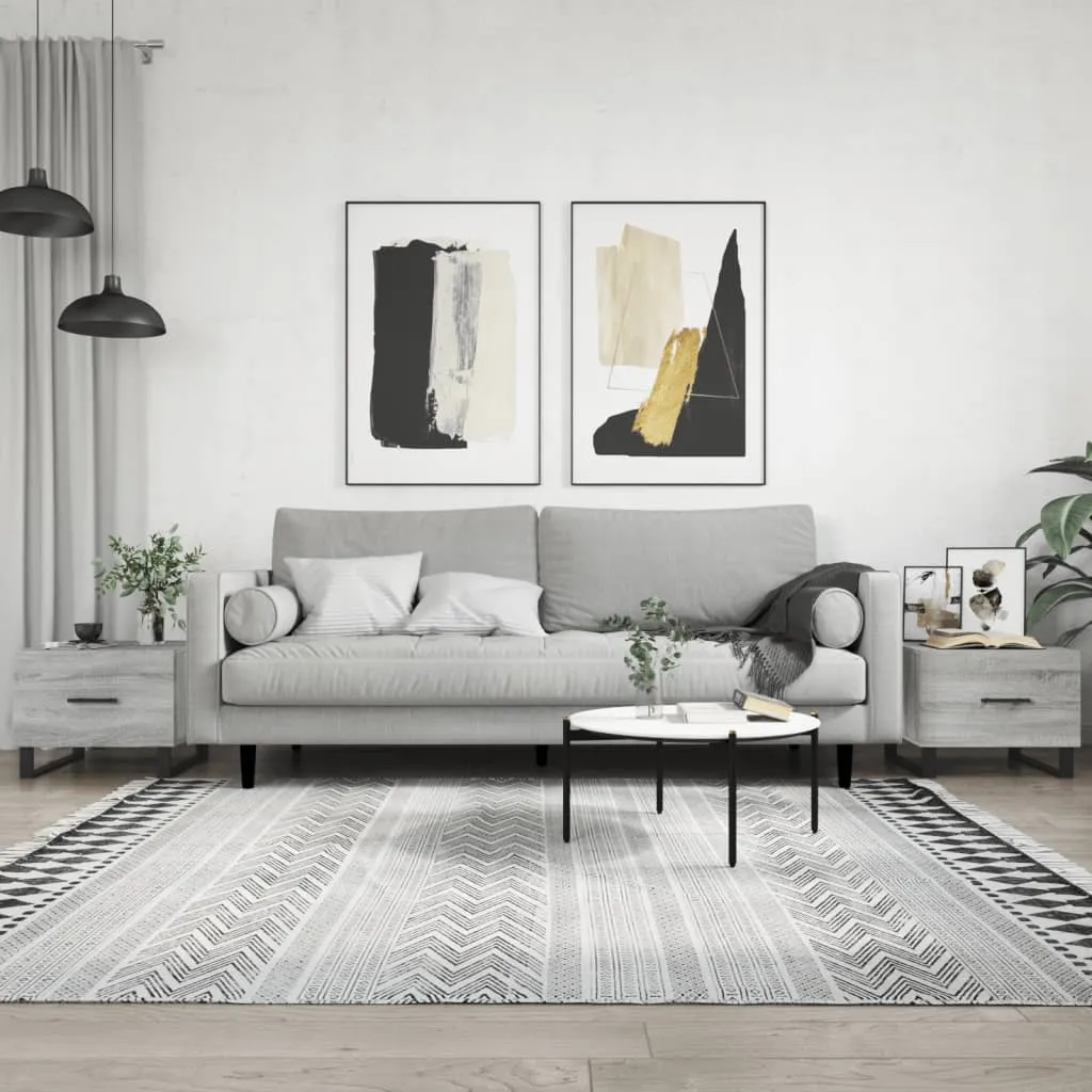 vidaXL Stolići za kavu 2 kom boja hrast 50x50x40 cm konstruirano drvo - Venlo