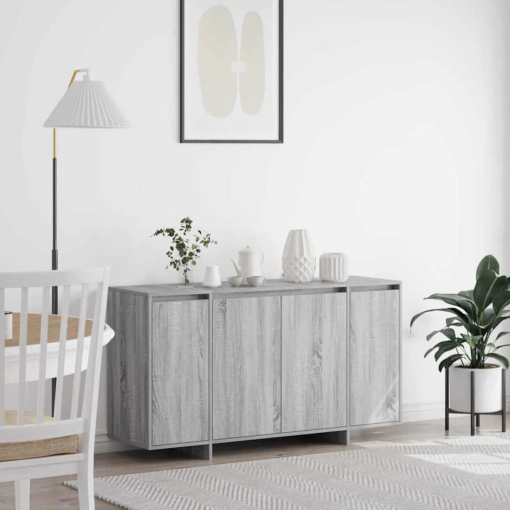 vidaXL Kreveta Siva Sonoma 135 x 41 x 75 cm Konstruirano drvo - Venlo