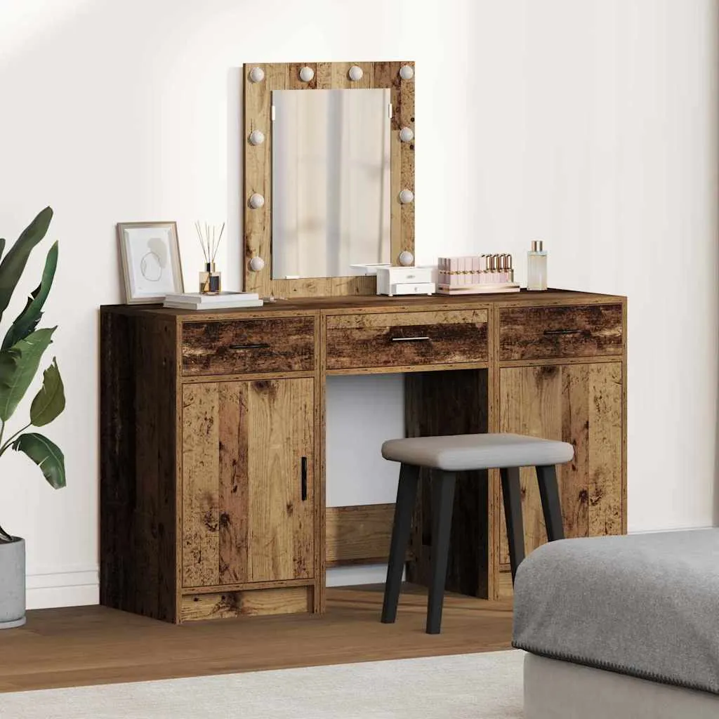 vidaXL Toaletni stol Smeđa 50 x 41 x 135 cm Konstruirano drvo - Venlo