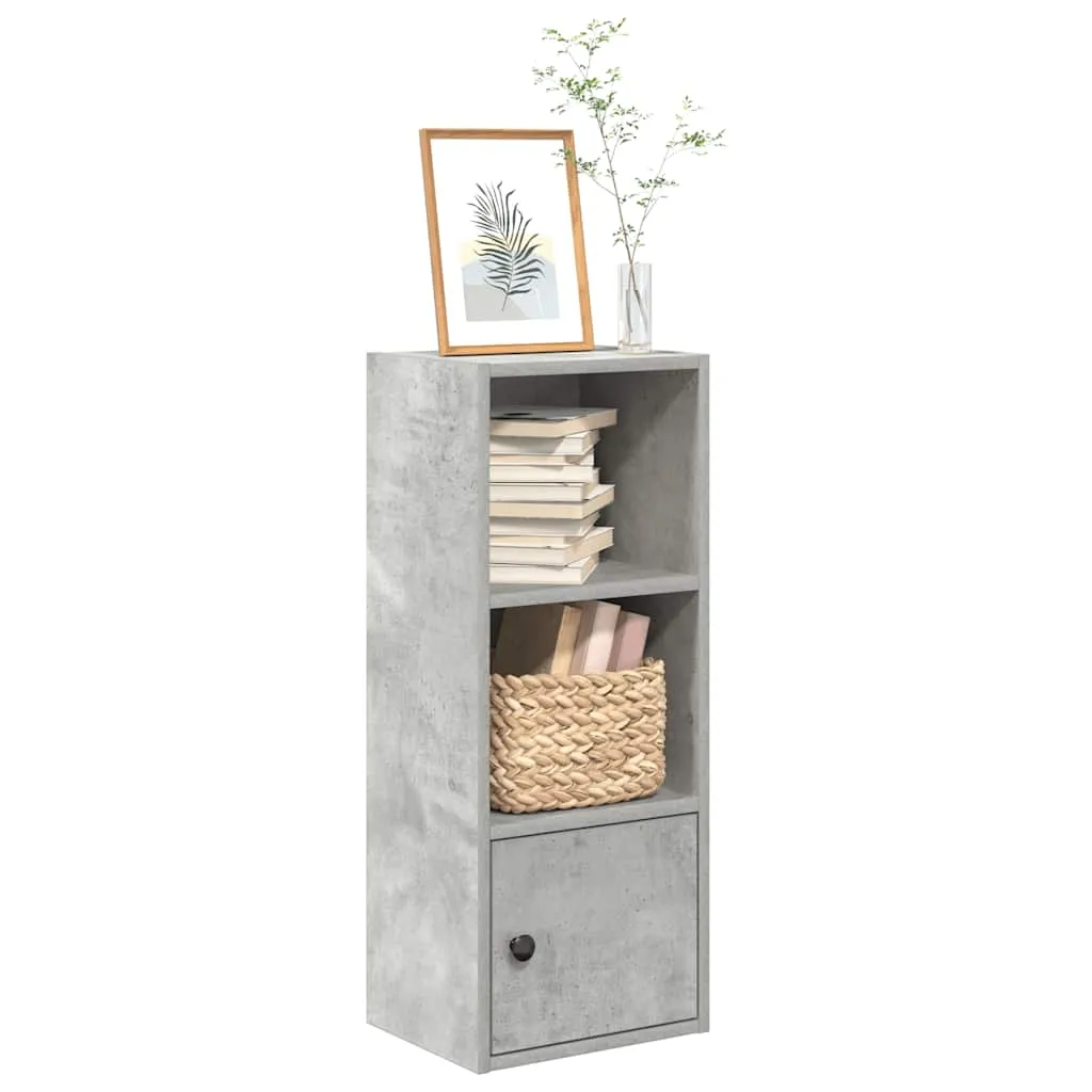vidaxl regal za knjige boja betona 31x24x77 cm konstruirano drvo - slika 1