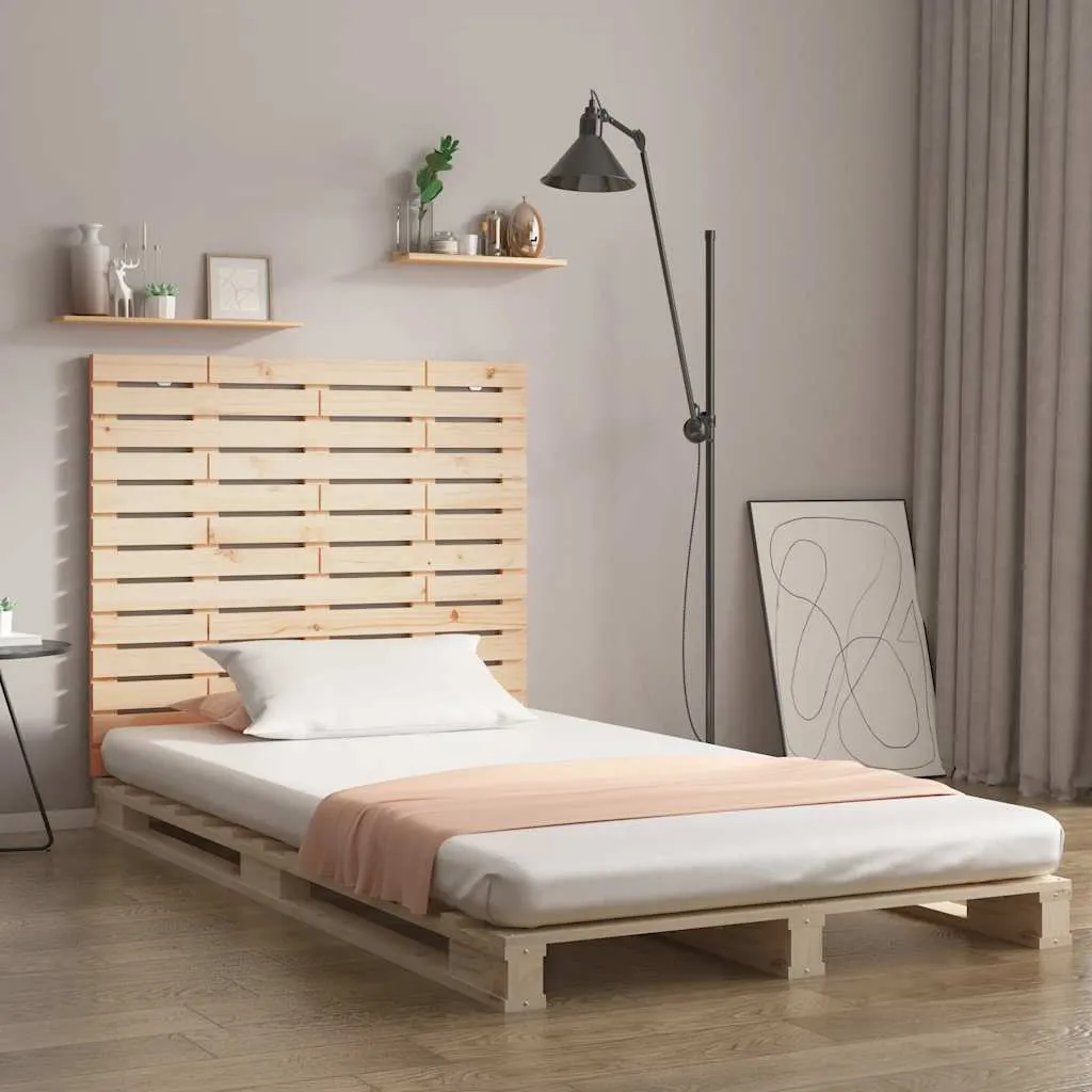 vidaXL Zidno uzglavlje 126x3x91,5 cm od masivne borovine - Venlo