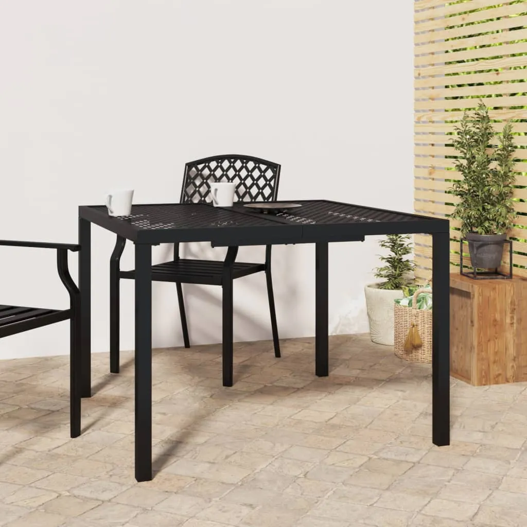 vidaXL Vrtni stol antracit 100x100x72 cm čelični - Venlo