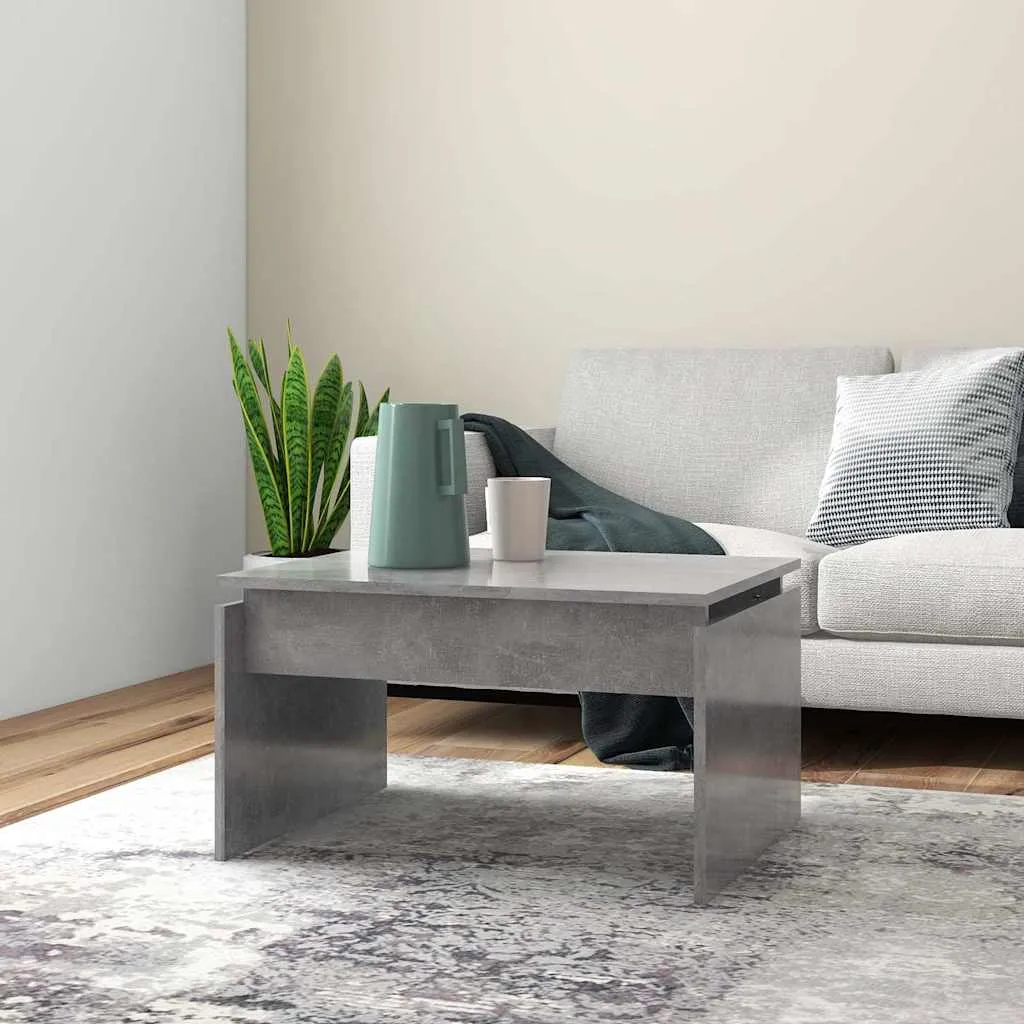 vidaXL Stolić za kavu boja betona 68 x 50 x 38 cm konstruirano drvo - Venlo