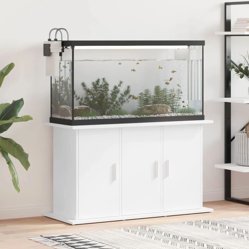 vidaxl stalak za akvarij bijeli 101 x 41 x 58 cm od konstruiranog drva - slika 1