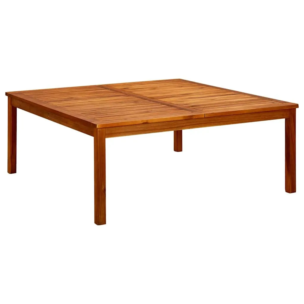 vidaXL Vrtni stolić za kavu 110 x 110 x 45 cm masivno bagremovo drvo - Venlo