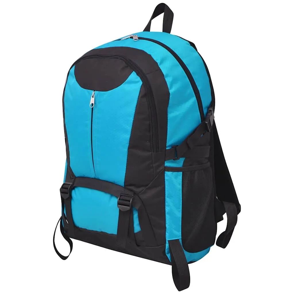 vidaxl ruksak za planinarenje 40 l crno-plavi - slika 1