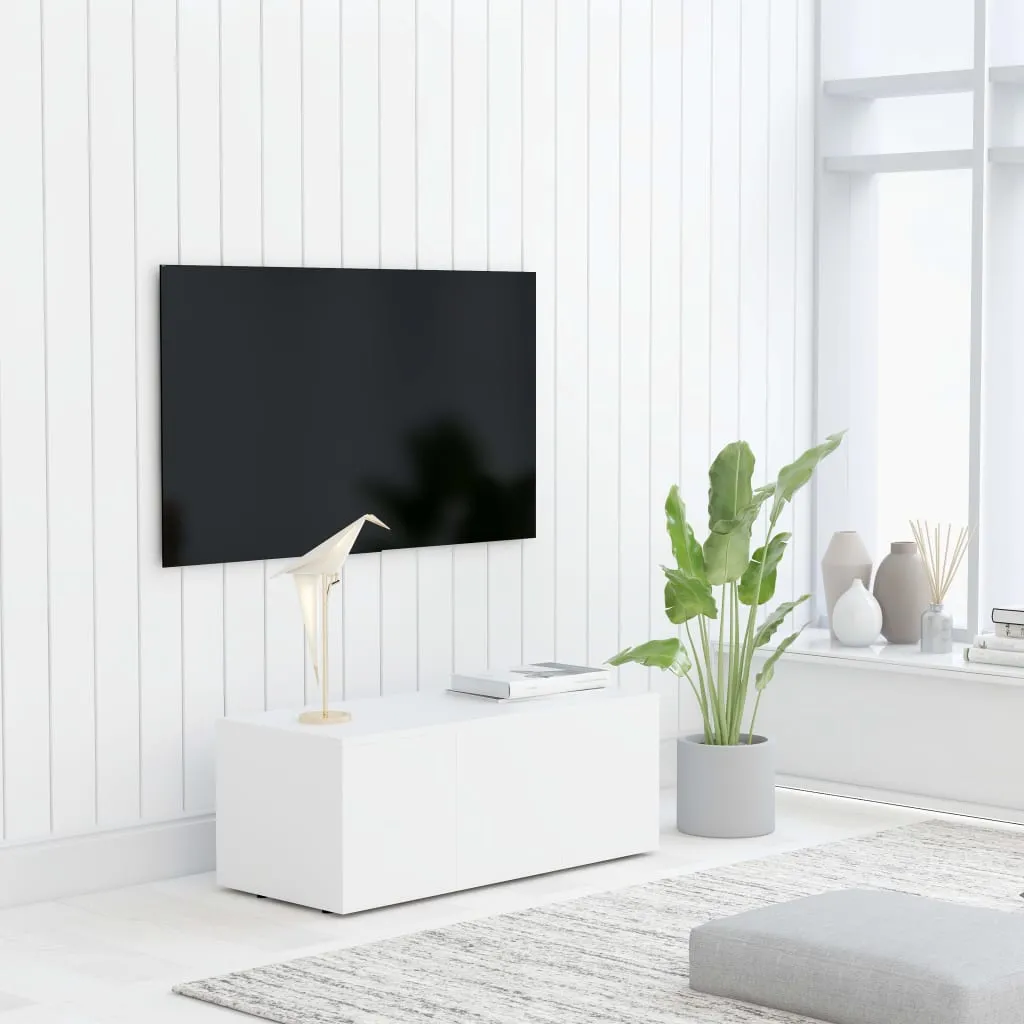 vidaXL TV ormarić bijeli 80 x 34 x 30 cm od konstruiranog drva - Venlo