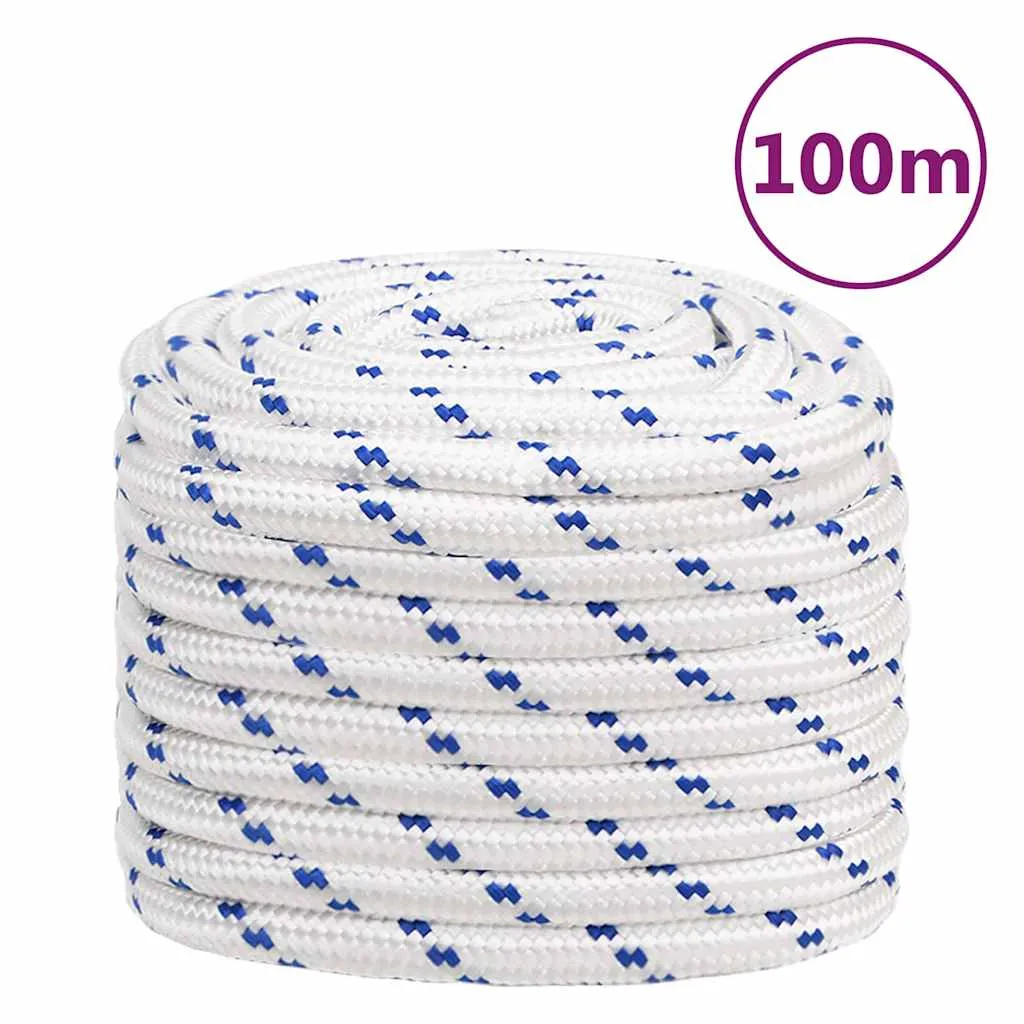 vidaxl brodski konop bijeli 20 mm 100 m od polipropilena - slika 1