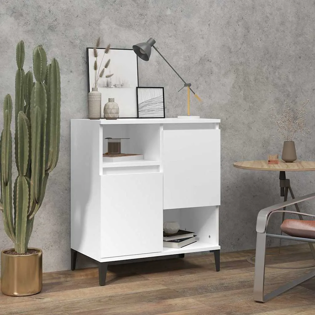 vidaXL Komoda bijela 60 x 35 x 70 cm od konstruiranog drva - Venlo
