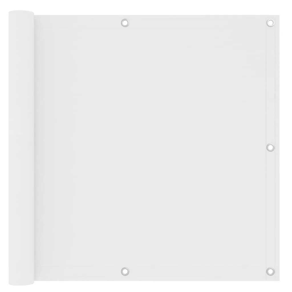 vidaXL Balkonski zastor bijeli 90 x 400 cm od tkanine Oxford - Venlo
