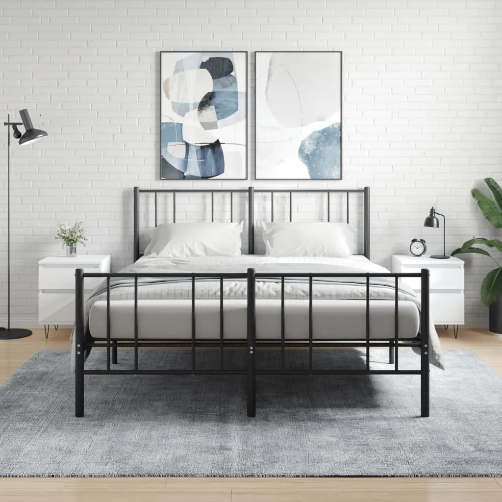 vidaXL Noćni ormarići 2 kom bijeli 40 x 35 x 50 cm konstruirano drvo - Venlo