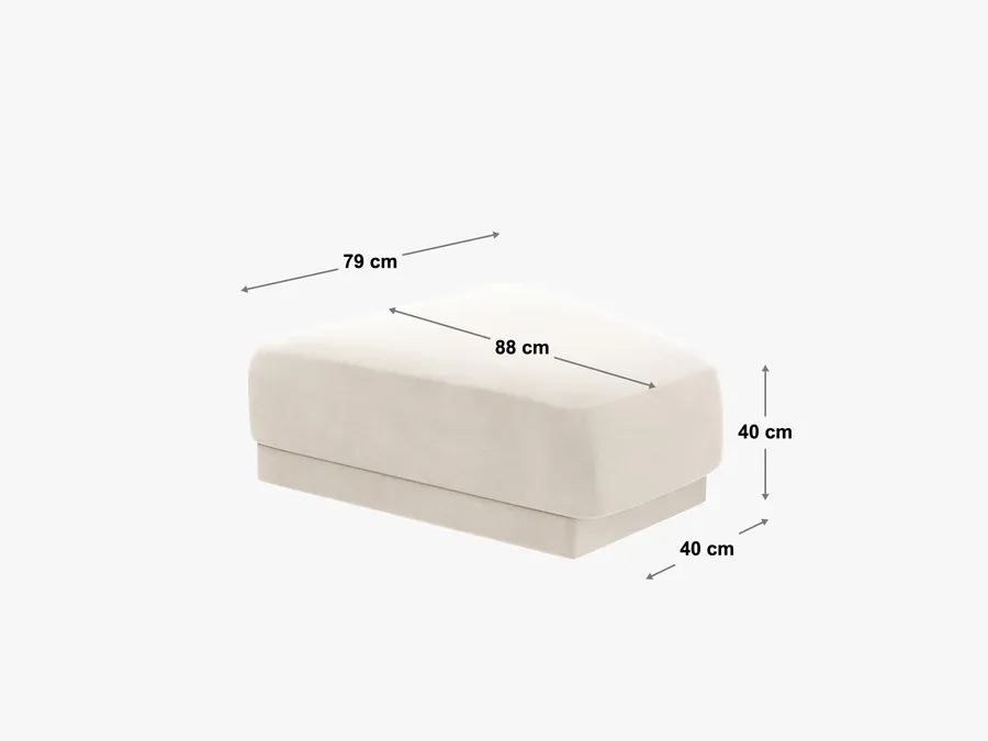 miley tabure 79x88cm, materijal: baršun - slika 6