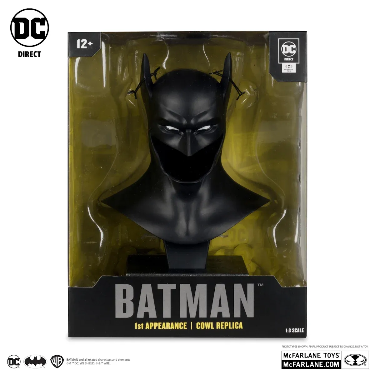 mcfarlane dc direct – batman (1st appearance) cowl replica - slika 6