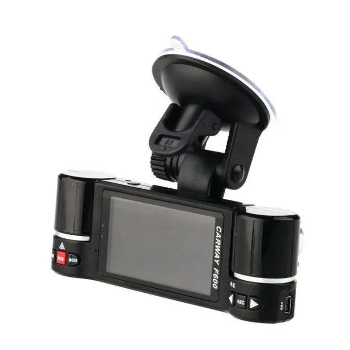 hd auto kamera s dvije glave senzor pokreta nočno snimanje - slika 2