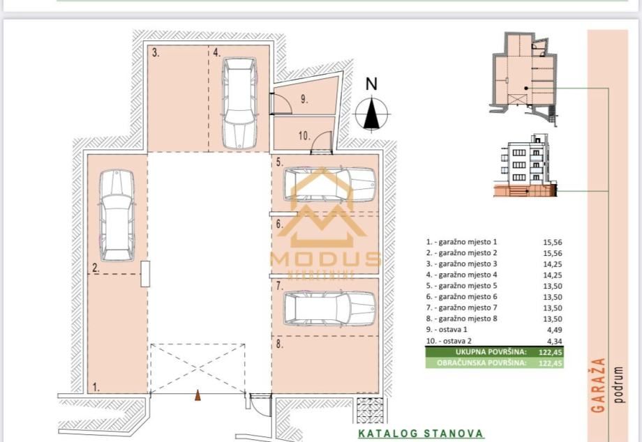 strožanac, 70.78 m2, novogradnja/ komforan dvosoban/ garaža (prodaja) - slika 6