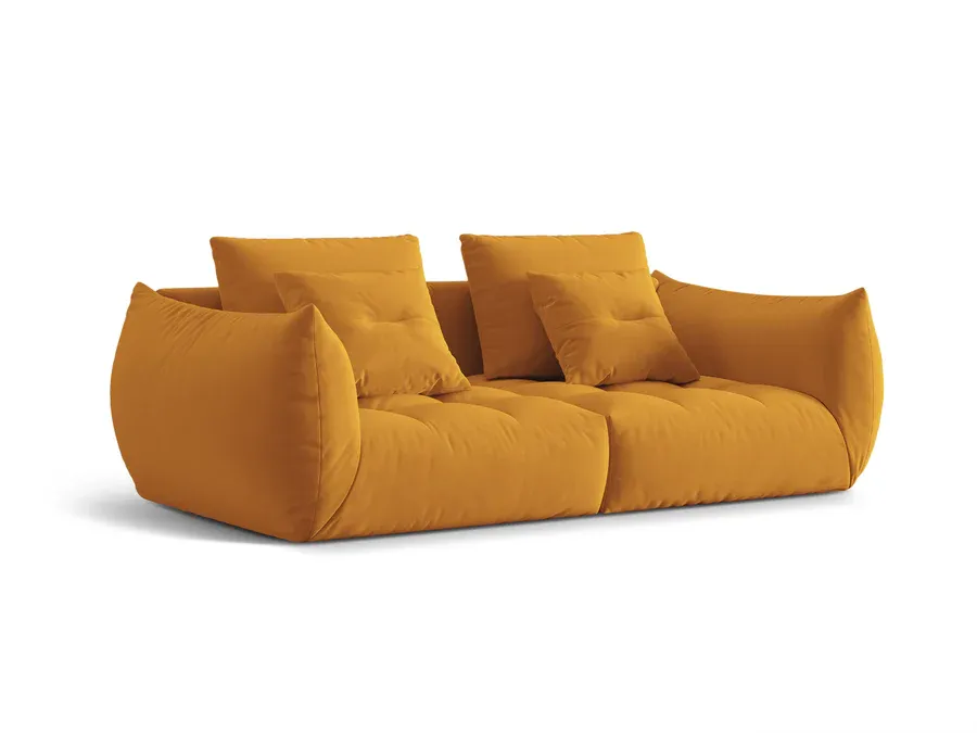 bloom sofa, 3 sjedala, 232x106 cm, materijal: baršun - slika 2