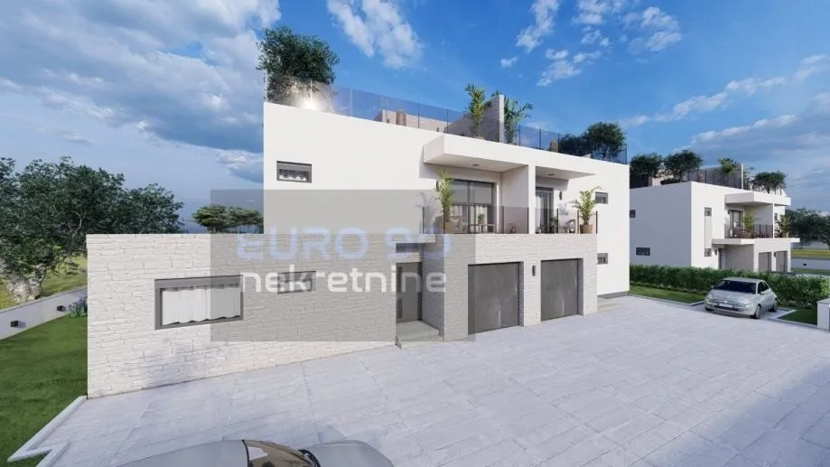 vodice/srima-novogradnja, duplex kuća s bazenom i garažom !!! (prodaja - slika 4