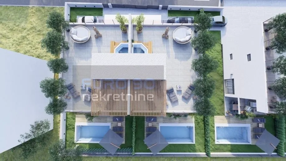 vodice/srima-novogradnja, duplex kuća s bazenom i garažom !!! (prodaja - slika 8