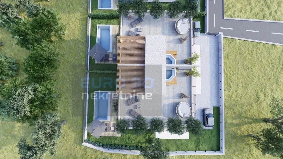 vodice/srima-novogradnja, duplex kuća s bazenom i garažom !!! (prodaja - slika 9