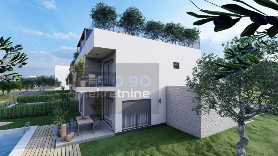 vodice/srima-novogradnja, duplex kuća s bazenom i garažom !!! (prodaja - slika 10