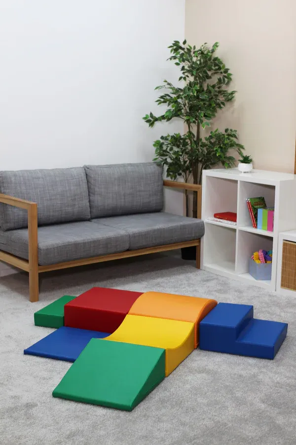set od 7 pjenastih blokova soft play - višebojni mali puzavac - slika 2