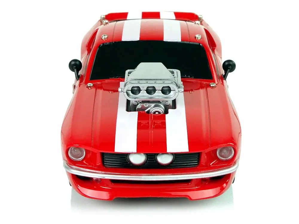 auto na daljinsko upravljanje 1:16 stripes pilot - crveni - slika 6