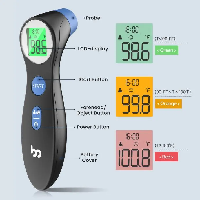 infracrveni digitalni beskontaktni toplomjer, femometer - slika 2