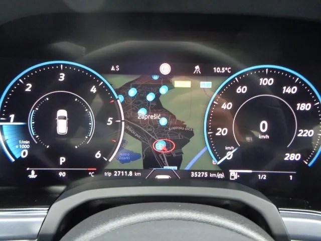 vw touareg v6 tdi 4mo aut rline/hr/koža/virt/pan/led/nav/kam/35tkm/19" - slika 9