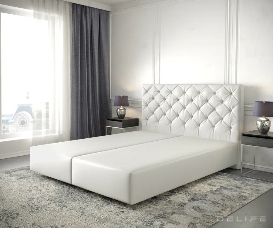 Box spring okvir Dream-Great, Chesterfield prošiv - Umjetna koža - Čakovec