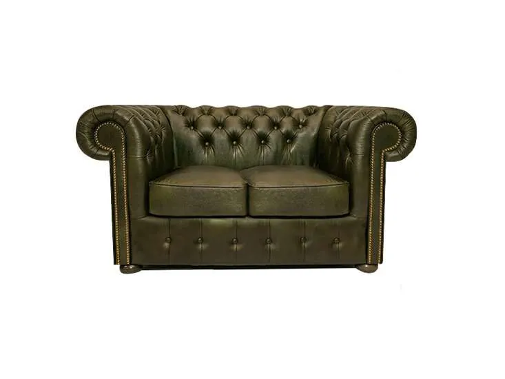 Chesterfield Dvosjed Class Leather | 2-sjedišta | Moss Green - Ježdovec, Zagreb