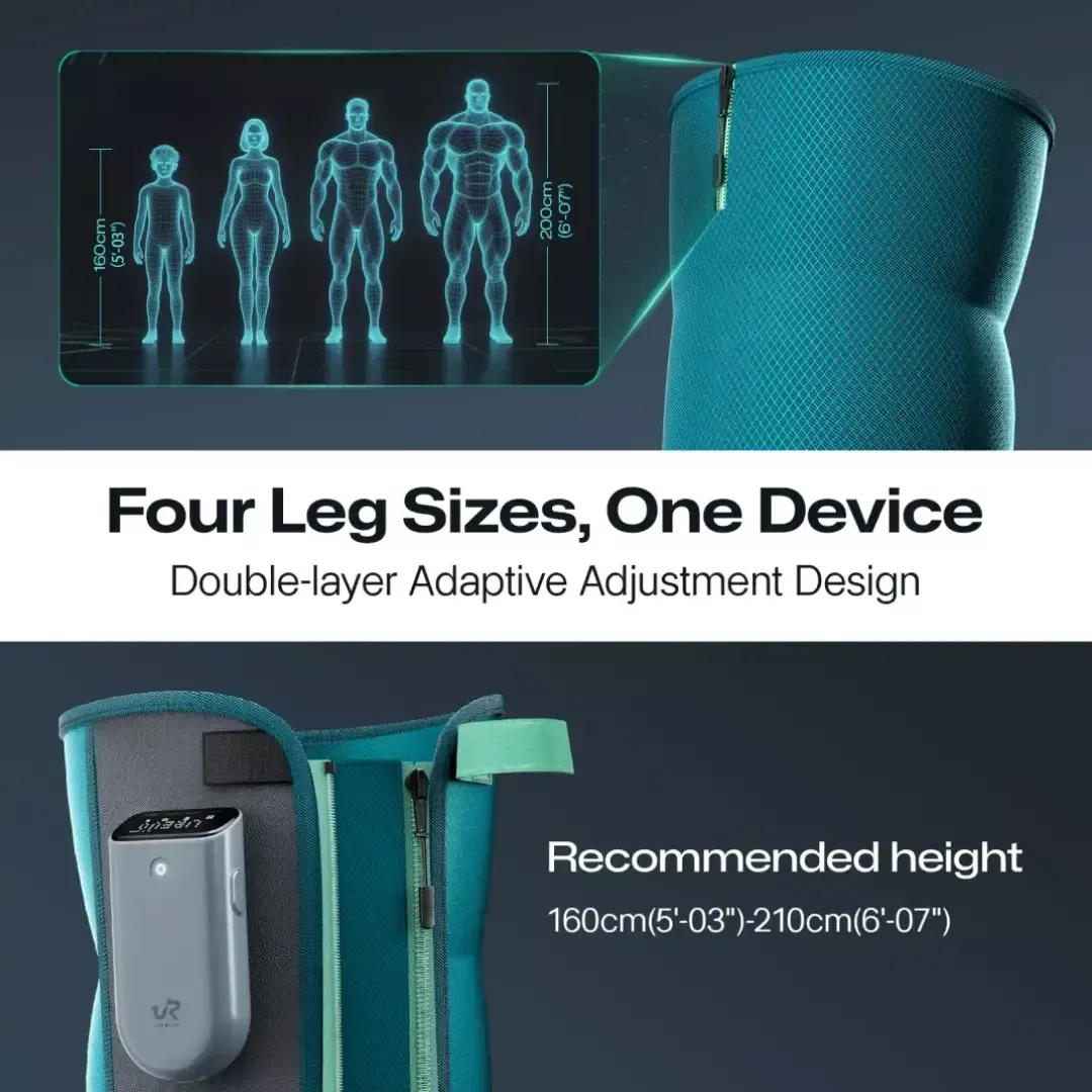 urevo wireless recovery boots - čizme za oporavak i masažu - slika 13