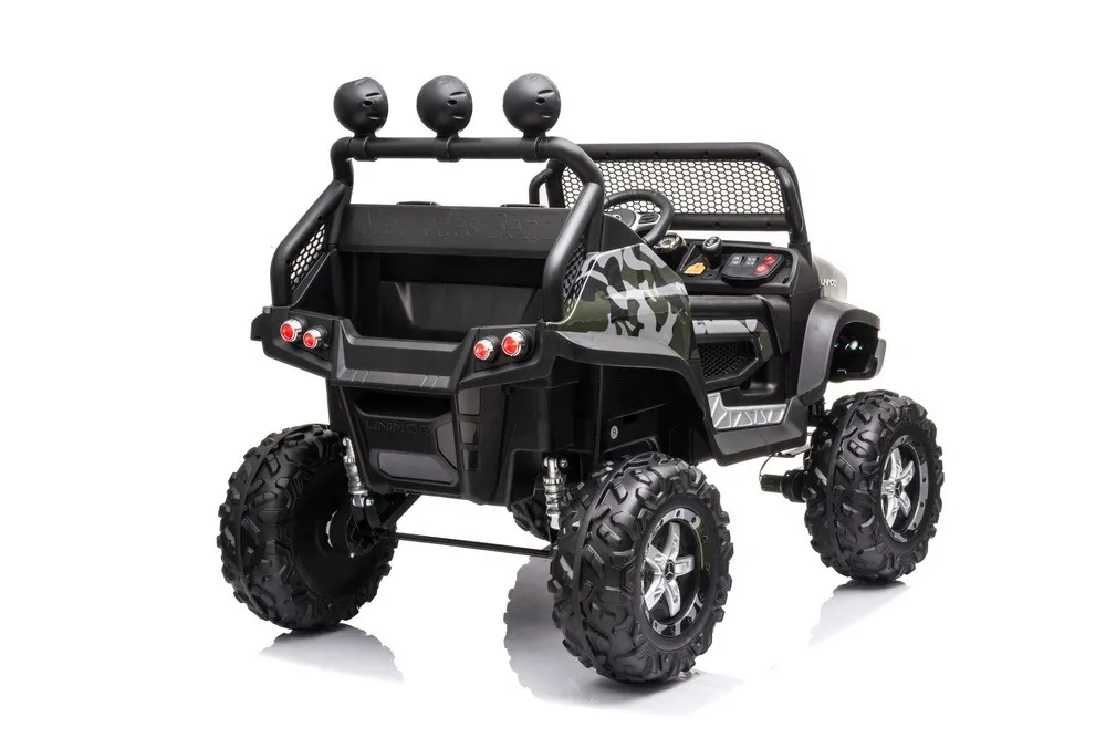 licencirani auto na akumulator mercedes unimog s - moro/army - slika 5