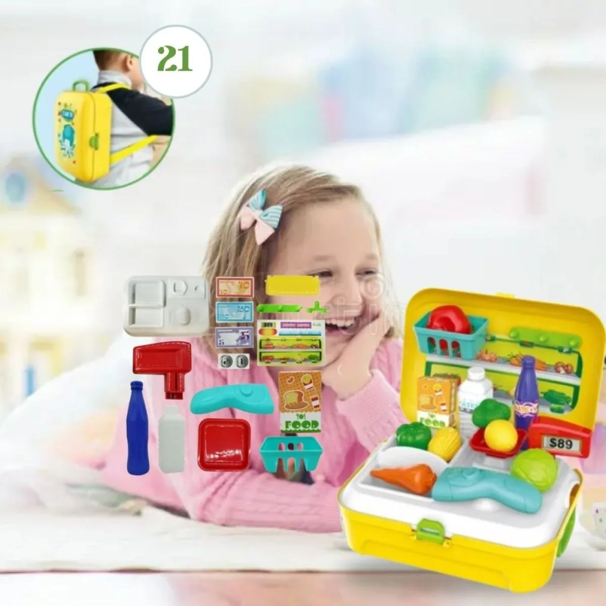dječja torba - set za igranje - slika 5