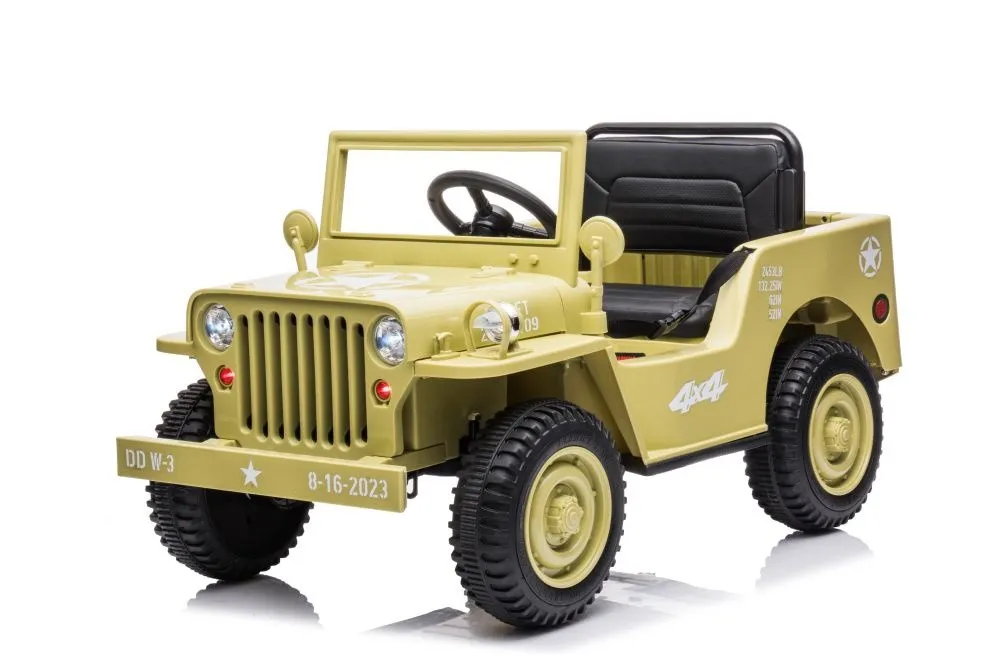 auto na akumulator jh-103 4x4 - khaki - slika 3